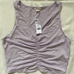 Lilac crop top